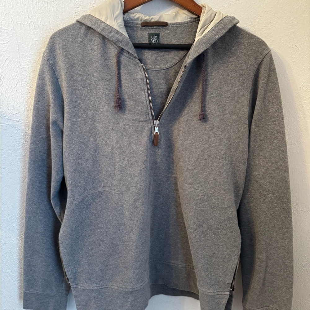Eleventy Quarter-Zip Hoodie